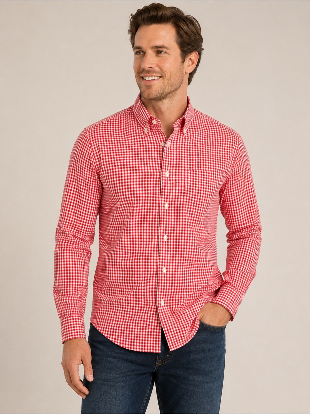 Brooks Brothers Men’s XL Plaid Button Up Shirt Classic Preppy Office Business